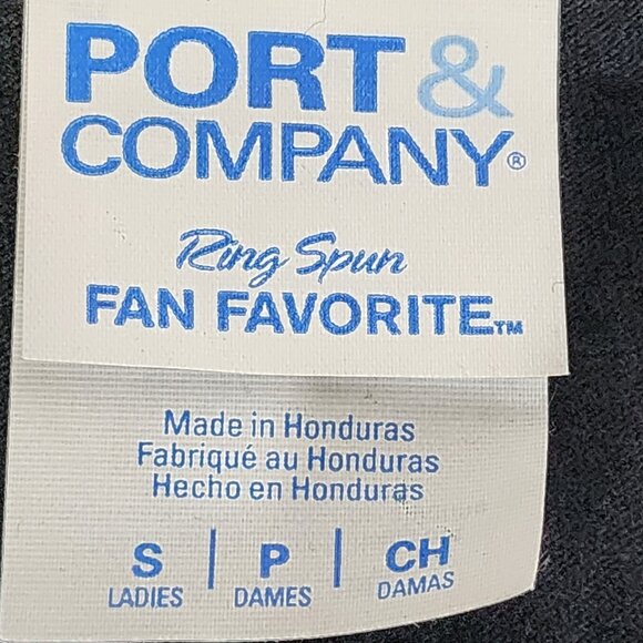 Port and Company Ring Spun Fan Favorite Black Mona Lisa Tank Top Size Small - Picture 14 of 16